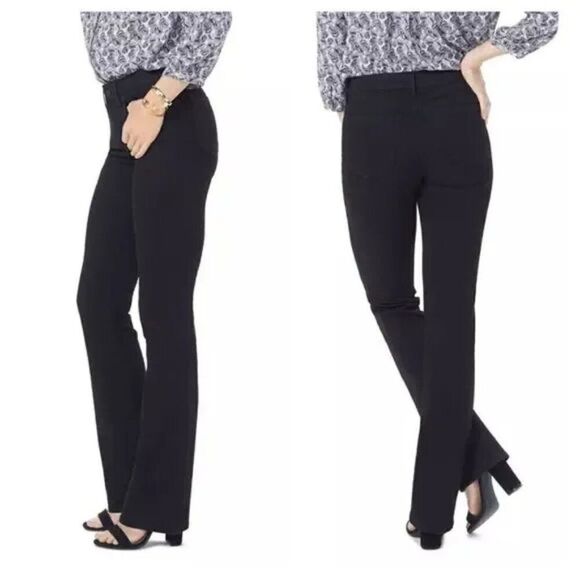 ✨ NYDJ ✨ Barbara Bootcut Jeans - [2 Petite=26×28, Black] - Picture 2 of 13